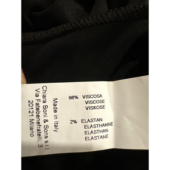 Chiara Boni La Petite Robe Dotta Crepe Minimalist XL
Top Black Stretch - Picture 9 of 14